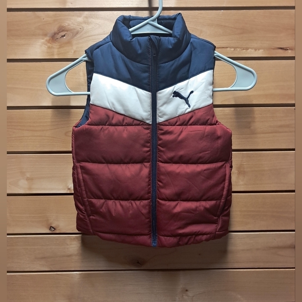 Kids Puma Down Vest Size 4T